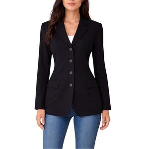 Mexx Black Tailored‎ Single-Breasted Blazer